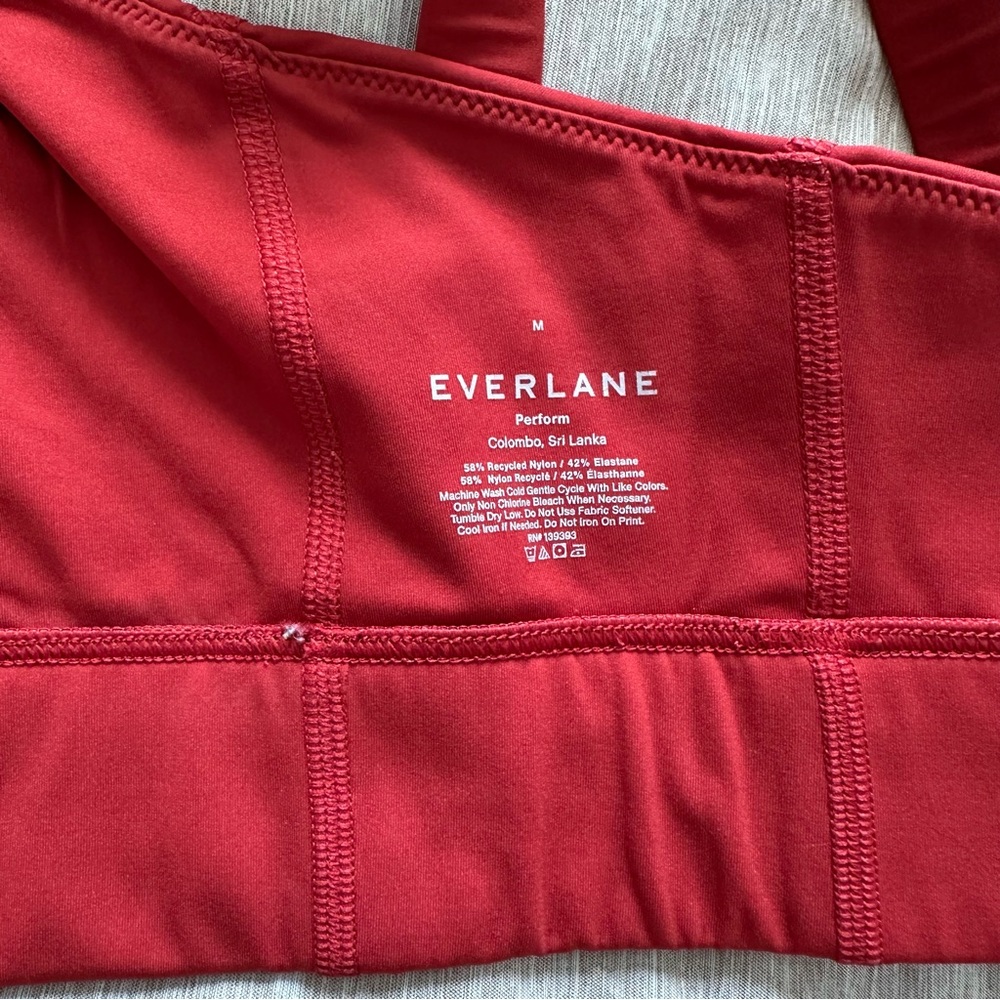 Everlane Red Performance Top - image 5
